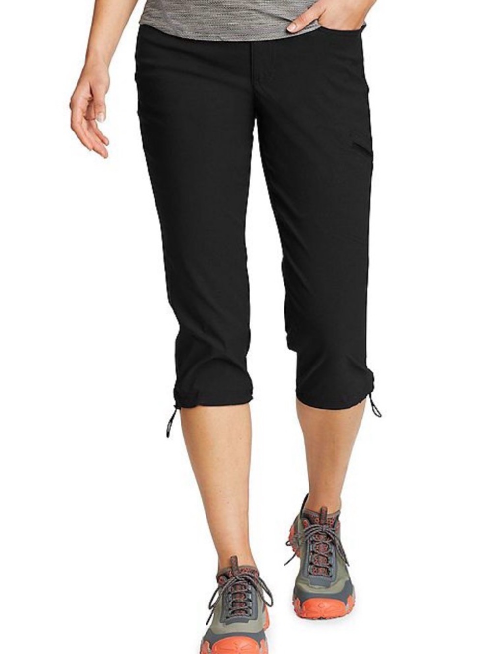 Eddie Bauer Black Capri Hiking Pants